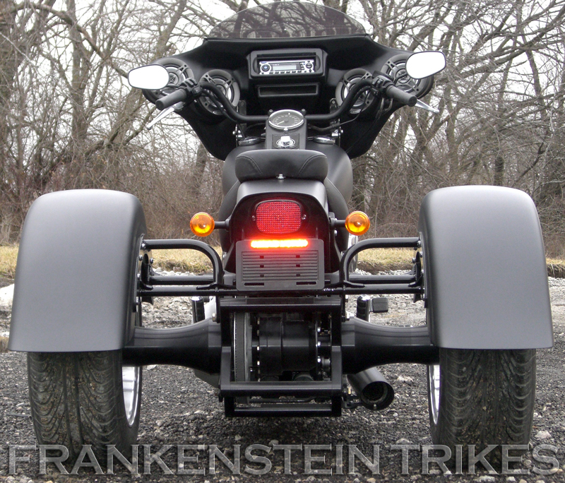 Frankenstein Trike kit on 2007 Softail with custom options